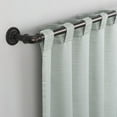 thumbnail image 2 of No. 918 Laurel Space Dyed Textured Semi-Sheer Back Tab Curtain Panel, 40"W X 84"L, Sage Green, 2 of 8