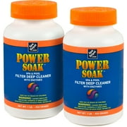 Spa Depot Power Soak Hot Tub & Pool Filter Cartridge Cleaner (2) 1 lb. Bottles