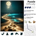 thumbnail image 3 of Puzles de madera Jazcimdo Moonlight Beach 270 piezas con caja de madera, 3 of 7