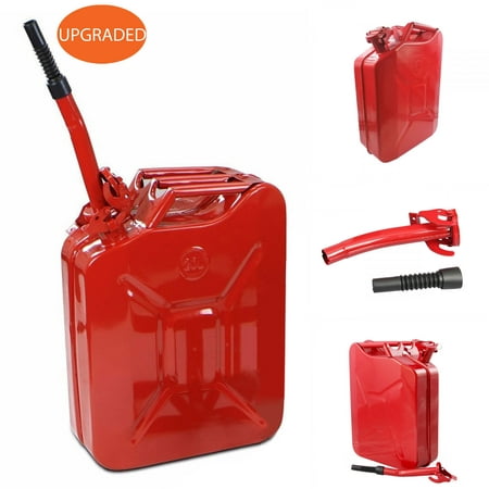 Zimtown 5 Gal 20L Jerry Can Gasoline Fuel Can Emergency Backup Caddy (Best Rated Gasoline Brand)