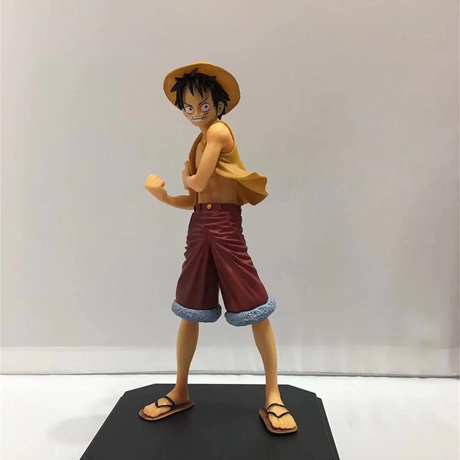 One Piece Anime Statues Monkey D. Luffy Clothes Can Be Taken Off 23cm
