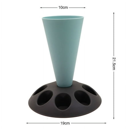 

Teissuly Pipe Bag Holder Tool Holder Bag Holder Pipe Bag Holder With 8 Nozzle Slots Plastic Holder