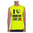 thumbnail image 1 of Mens Autism Awareness Ultra Cotton Sleeveless T-Shirt, 1 of 5