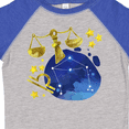 thumbnail image 4 of Inktastic Libra Constellation Zodiac Sign Illustration Boys or Girls Toddler T-Shirt, 4 of 5