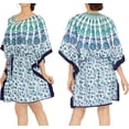 thumbnail image 2 of LA LEELA Women's Beachwear Swimsuit Coverups Summer Swim Beach Cover ups for Swimwear Women Plus Size Bathing Suit Cover-up Dress for Women 2X-3X Dustyblue_AC225, 2 of 3