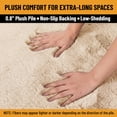 thumbnail image 4 of Ottomanson Bath Rug 31" x 36" Soft Absorbent Non-Slip Bath Mat for Bathroom, Washable & Quick Dry, Beige, 4 of 7