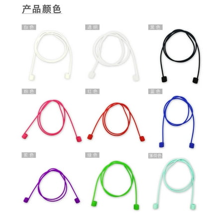 Christmas Clearance 6Pcs/set 70cm Headphone Earphone Strap for Airpods Anti Lost Strap Loop String Rope for Air Pods Silicone Cable