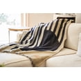 thumbnail image 2 of Neutral Black Throw Blanket for Couch, Sofa, Bed, Soft, Plush, Cozy, Warm, Lightweight, Boho, Bohemian Style, Unifier Throw 74 x 54 Inches, 2 of 11