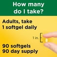 thumbnail image 2 of Nature Made Vitamin D3 5000iu Ultra Strength Supports Immune Health, 90 Ct, 2 of 6