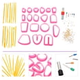 thumbnail image 3 of 1 Set Plastic Clay Cutters Earrings Jewelry Pendant Making Cutters DIY Tools, 3 of 8