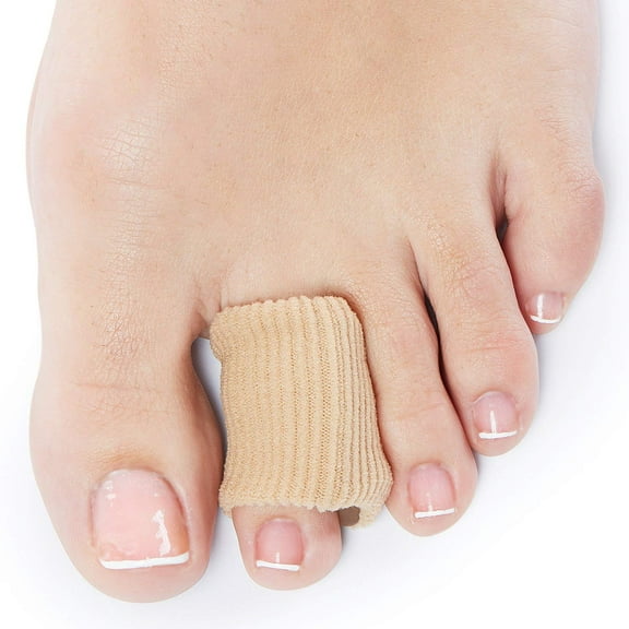 Gel Toe Spreaders & Spacer (with Ribbed Fabric) 1 Pair - Large (1007-M CAT)