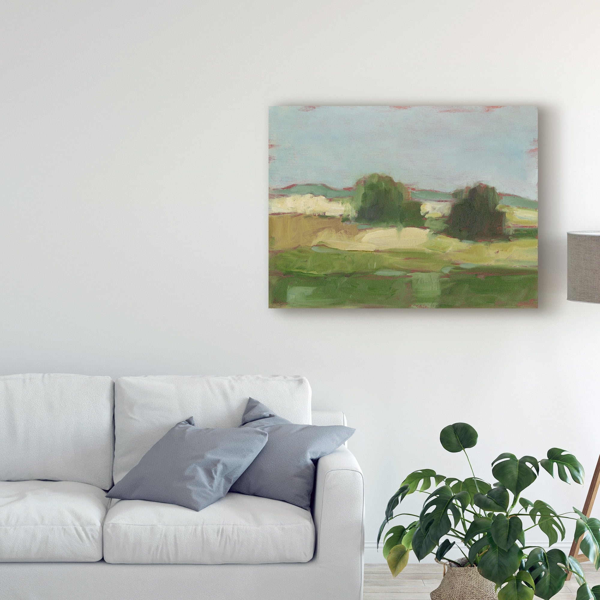 Trademark Fine Art 'Rolling Pasture I' Canvas Art by Ethan Harper