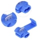 thumbnail image 3 of 50pcs Blue Lock Quick Wire Splice Clips Terminal Connectors 0.72-2.5mm2, 3 of 5