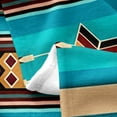 thumbnail image 3 of Aztec Throw Blanket for Sofa Bed Couch, Arrow Flannel Fleece Blanket, Retro Southwestern Bohemian Sherpa Blanket, Western Star Geometric Stripes Soft Cozy Bed Blanket, Throw Size, 3 of 4