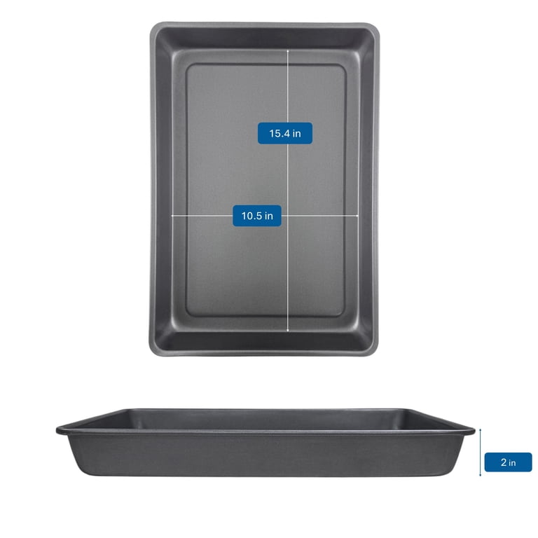 Mainstays Nonstick Steel Lasagna Pan 10.5 x 15.4 inches Baking Pan