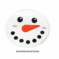 thumbnail image 2 of FUYPSE 2026 New Arrivals Carpet Cleaner Shampoo The 60cm Pattern of The Snowman Round Carpet Adopts High Definition Printing Technology Which Is Full and Long Lasting and Not Easy to Fade, 2 of 2