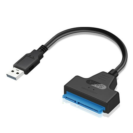 Walmeck USB 2.0 to Adapter Converter Cable 22Pin Drive Free 2.5" HDD for Laptop