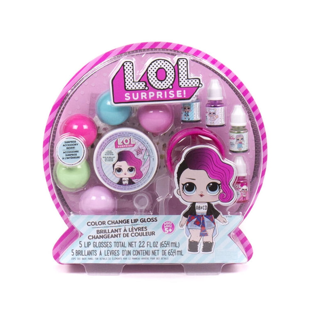 lol surprise color change lip gloss kit
