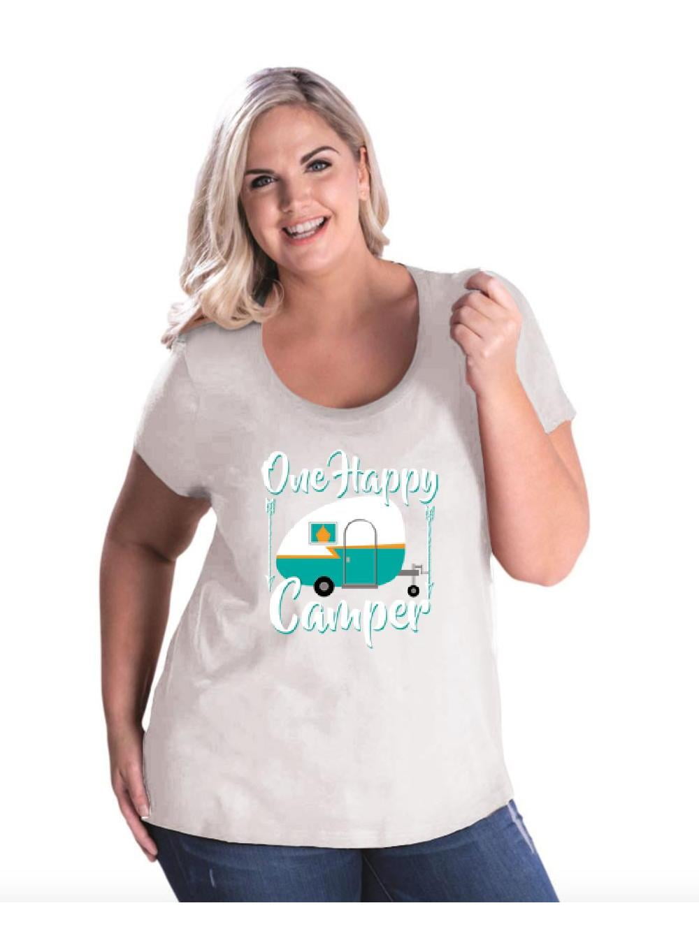 Mom's Favorite Womens and Womens Plus Size Camping One Happy Camp