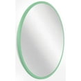 thumbnail image 4 of Infinity Instruments Calliope Meadow Mint Green Round Modern 20-inch Wall Mirror, 4 of 7