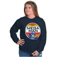 thumbnail image 4 of Classic Retro Video Game Mega Man Unisex Plus Size Sweatshirt Brisco Brands 2X, 4 of 5