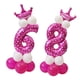 thumbnail image 1 of 6 y 8 numéricos Número de mina digitales para cumpleaños Compromiso Boda Despedida de soltera de Macarena Conjunto de globos de números, 1 of 8