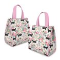 thumbnail image 2 of Husky Dog Flower Floral Insulated Lunch Bag for Women & Adults,Large Portable Soft Cooler Lunch Bag,Thermal Food Storage Tote with Pearl Cotton,8.66L,8.75x5.75x9.5 Inch, 2 of 6