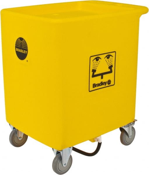 Bradley 56 Gallon Eye Wash Station Waste Cart Compatable with Bradley Portable Eye Wash Station