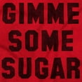 thumbnail image 2 of Gimme Some Sugar Flirty Cute Gym Plus Size Long Sleeve Graphic Tee Shirt Brisco Brands 2X, 2 of 5