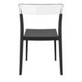 thumbnail image 5 of Luxury Commercial Living 33" Black Refined Patio Dining Chair, 5 of 7