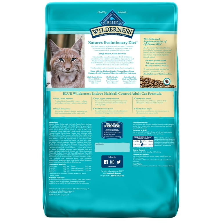 Blue wilderness indoor hairball cheap control