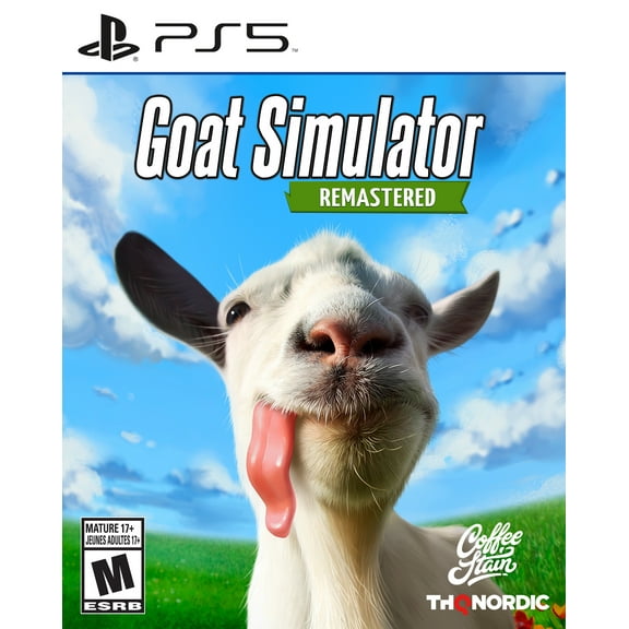 Goat Simulator 3 For PS5 – Open-World Chaos, 4-Player Co-Op, Mini-Games, Total Mayhem