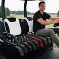 thumbnail image 4 of Uorisanigo Golf Cart Seat Blanket Covers, Anti-Slip American Firefighter Flag Seat Towel with 4 Front Pockets Universal Golf Cart Seat Cushion Covers for EZGO TXT RXV/Club Car DS Precedent, 4 of 7