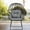 Gray, variant on Dextrus Outdoor & Indoor Egg Chair with Stand, Wicker Rattan Lounge Chair, Cushion & Ottoman, Beige