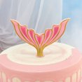 thumbnail image 6 of CRILSTYLEO Creative Cake Ornaments, Assorted Color, Plastic, Fishtail Design, 2Pcs, 6 of 8