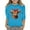 Blue, variant on XEGLSBU Shirts for Girls 7-8 Years Old Girls' Fashion T Shirt with Cropped Sleeves for Valentine's Day. Blue Size 7-8 Years