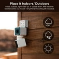 thumbnail image 2 of Restored WYZE Duo Cam Pan Indoor/Outdoor IP65 2K 360° Pan/Tilt Smart Home Security Camera with Color Night Vision, Compatible with Alexa & Google Assistant, White, 2 of 8