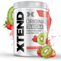 XTEND Original BCAA Powder, Sugar Free Post Workout Muscle Recovery Drink with Amino Acids and 7g BCAAs, Strawberry Kiwi Splash Flavor, 30 Servings