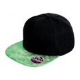 thumbnail image 1 of Result - Gorra con visera plana modelo Bronx para hombre (Negro/Verde), 1 of 2