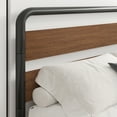 thumbnail image 4 of Merrland King Bed Frame with Headboard and Footboard, Heavy Duty Metal Platform Bed, No Box Spring Required, Brown, 4 of 9
