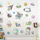 thumbnail image 4 of 2 Creative Space Cartoon Astronaut Wall Stickers Children, 4 of 5