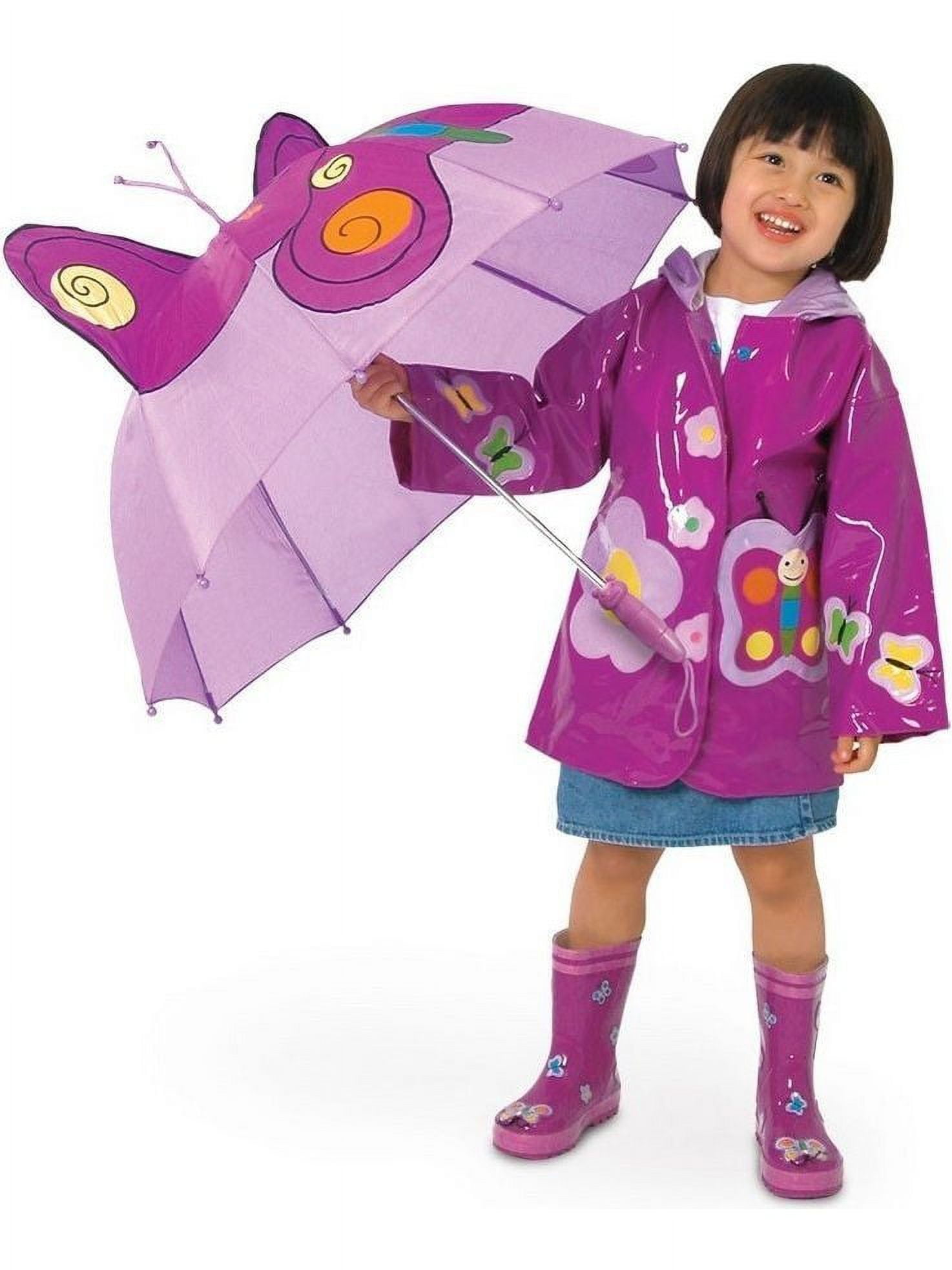 Kidorable purple butterfly umbrellas