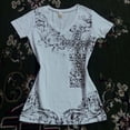thumbnail image 5 of Huachaog Grunge 2000s Women T Shirts Vintage Graphic Y2k Short Sleeve Goth Tee Emo Girls Clothes Streetwear, 5 of 6