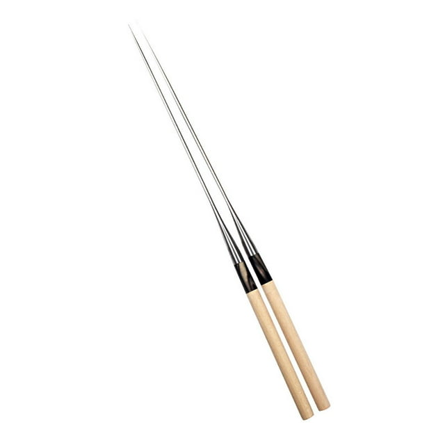 Palillos para servir salmón Palillos de cocina Palillos de madera fáciles de limpiar Herramientas de decoración para sushi Viajes Hogar 24 cm