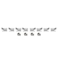 thumbnail image 2 of Detroit Axle - Front Ceramic Brake Pads Replacement for 2014 2015 Jeep Cherokee [for Vehicles with CODE BRG & 320mm Rear Rotors], 2 of 7