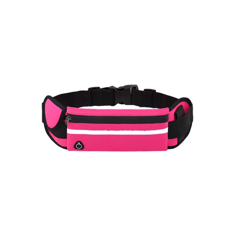 Running Belt Waist Pack Waterproof Fanny Pack with Headphone Jack & Adjustable Buckles for Hiking Gym Outdoor Sports and More by Ellien 