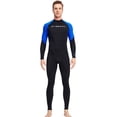 thumbnail image 1 of Traje de baño Traje de neopreno para hombre Traje de baño de buceo de una pieza con cremallera trase Meterk Traje de baño, 1 of 7