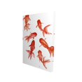 thumbnail image 1 of Poissons Rouges - Toile 24"x36 Pouces - Impression sur Demande, 1 of 5