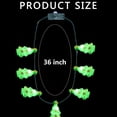 thumbnail image 3 of Flashing Christmas Light Necklaces Led Light Bulb Necklace Blinking Holiday Light Up Necklace For Adults Kids Christmas Party Favors, 3 of 14