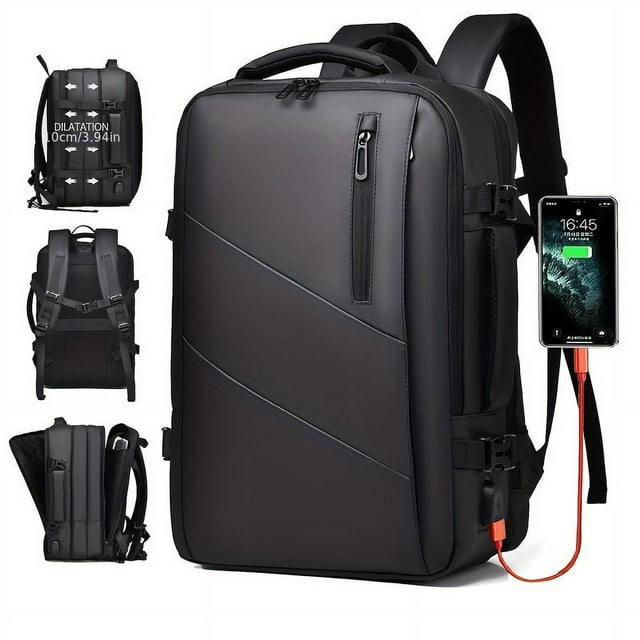 New Large-capacity Difference Travel Backpack, Expandable Backpack, Travel Computer Bag, Functional Backpack